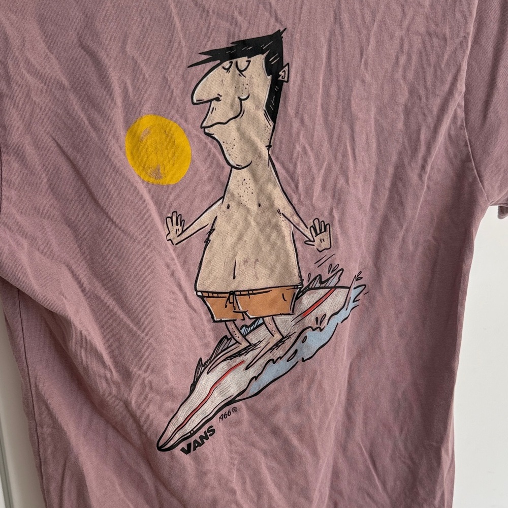 Vans Men's Purple Graphic Tee - Picture 3 of 7
